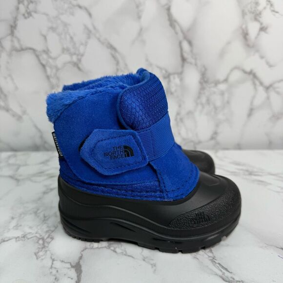 The North Face Toddler Boots sz 7 Waterproof Suede Unisex Alpenglow II NEW #K460 - Picture 9 of 9